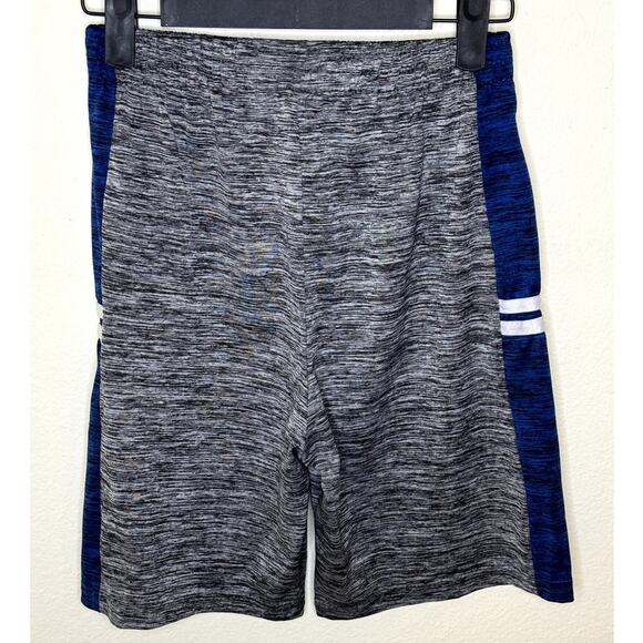 PRO ATHLETE PERFORMANCE YOUTH GRAY AND BLUE BASKETBALL SHORTS SIZE 10/12 - Picture 2 of 5
